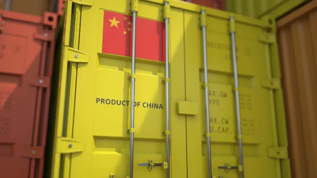 Chinese shipping container